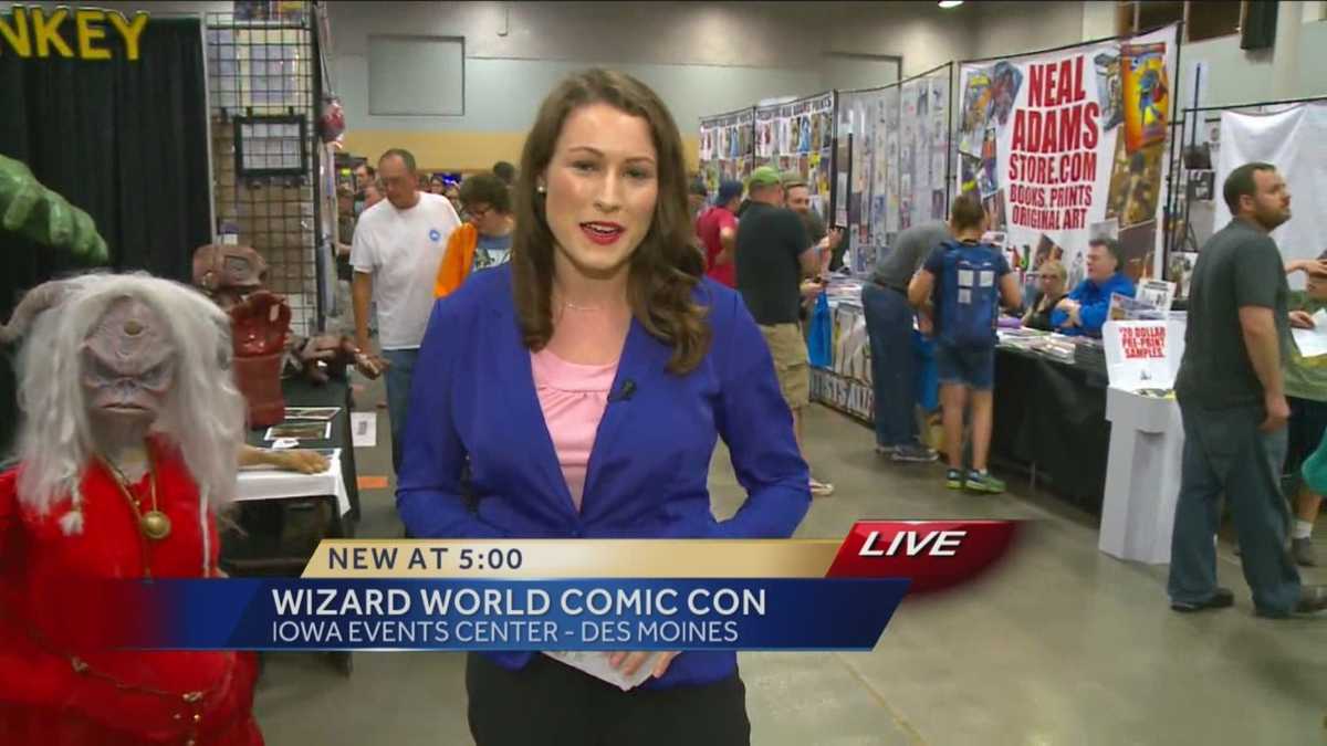 Comic Con underway in Des Moines