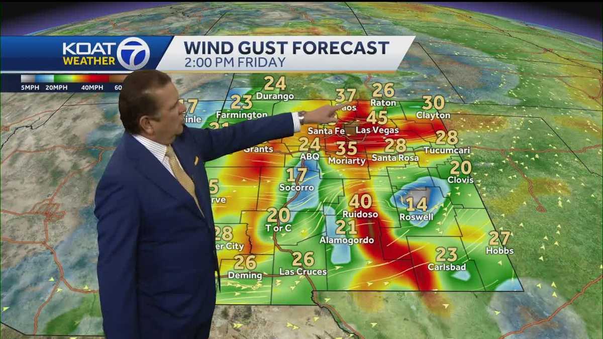 More sunshine with gusty winds for some in New Mexico