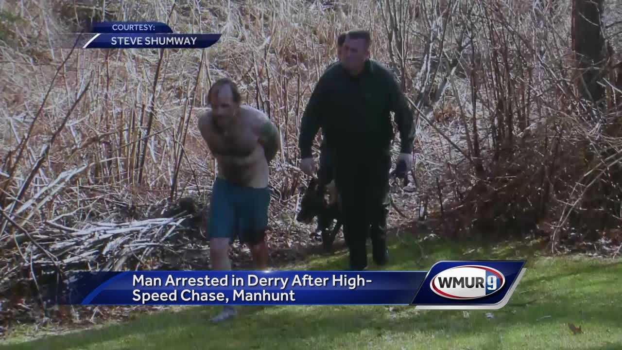 Man Arrested After High-speed Chase, Manhunt