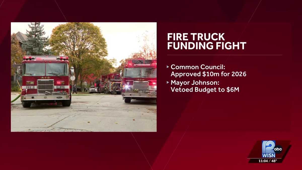 Milwaukee fire trucks get $10M boost as council defies mayor's veto