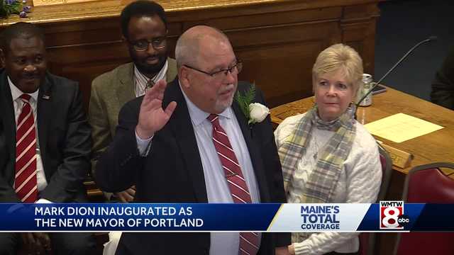 Mark Dion inaugurated as new mayor of Portland - Vimarsana News