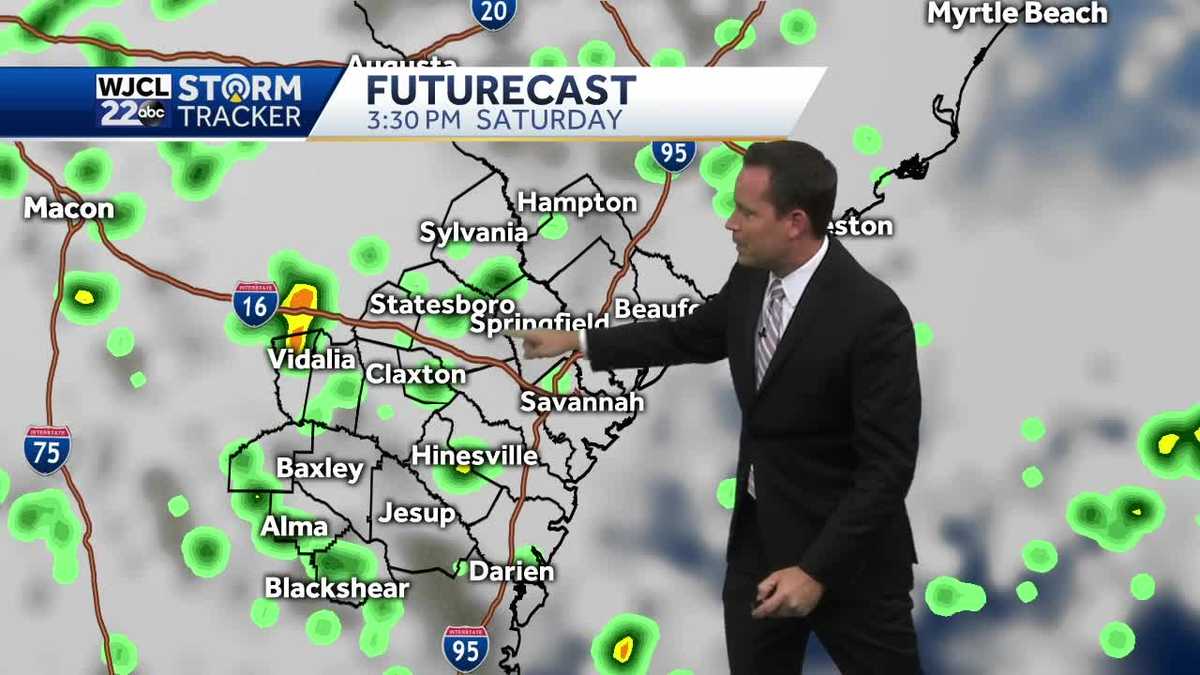 Spotty showers this weekend, but not a washout