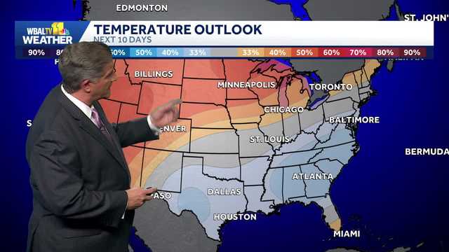 Weather Talk: Showers signal change in Baltimore's weather pattern for June