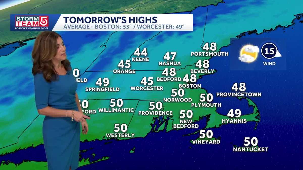 Video: Chilly day with temps in 40s