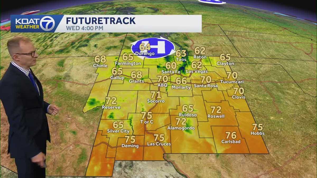 Record heat chances ahead of storm pattern for New Mexico
