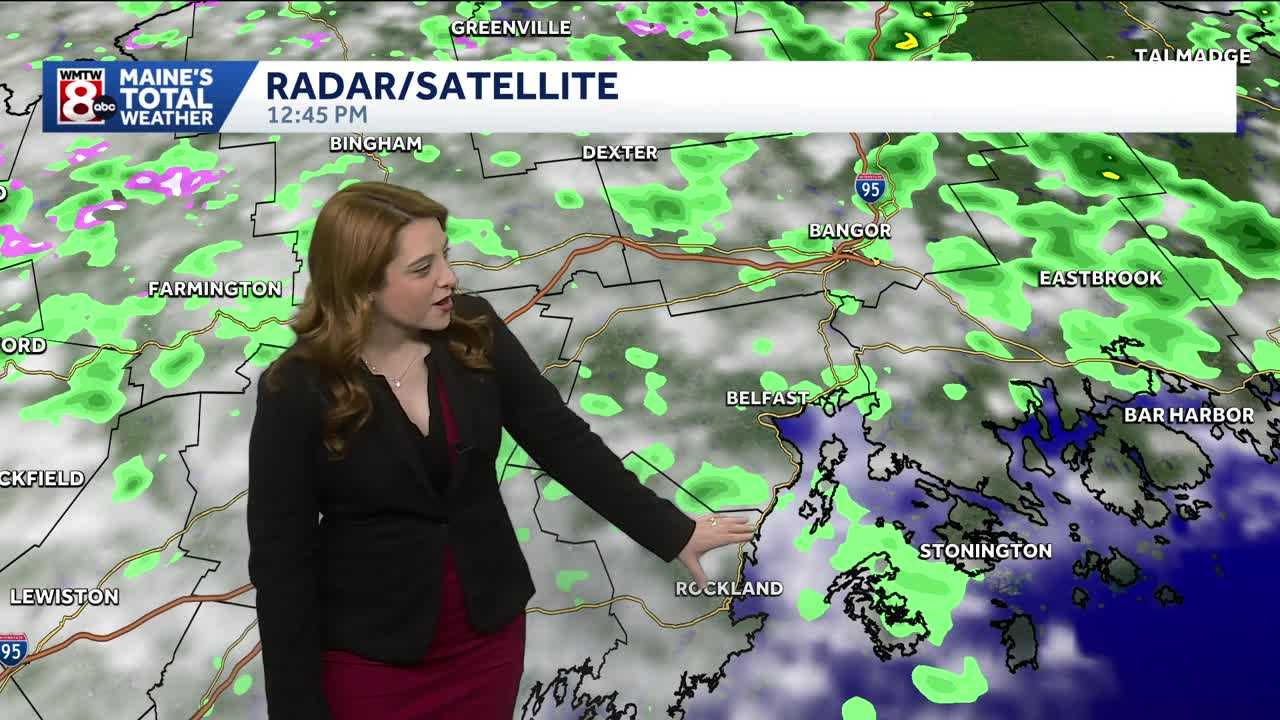 Rounds of showers move through Maine Friday through Mother's Day