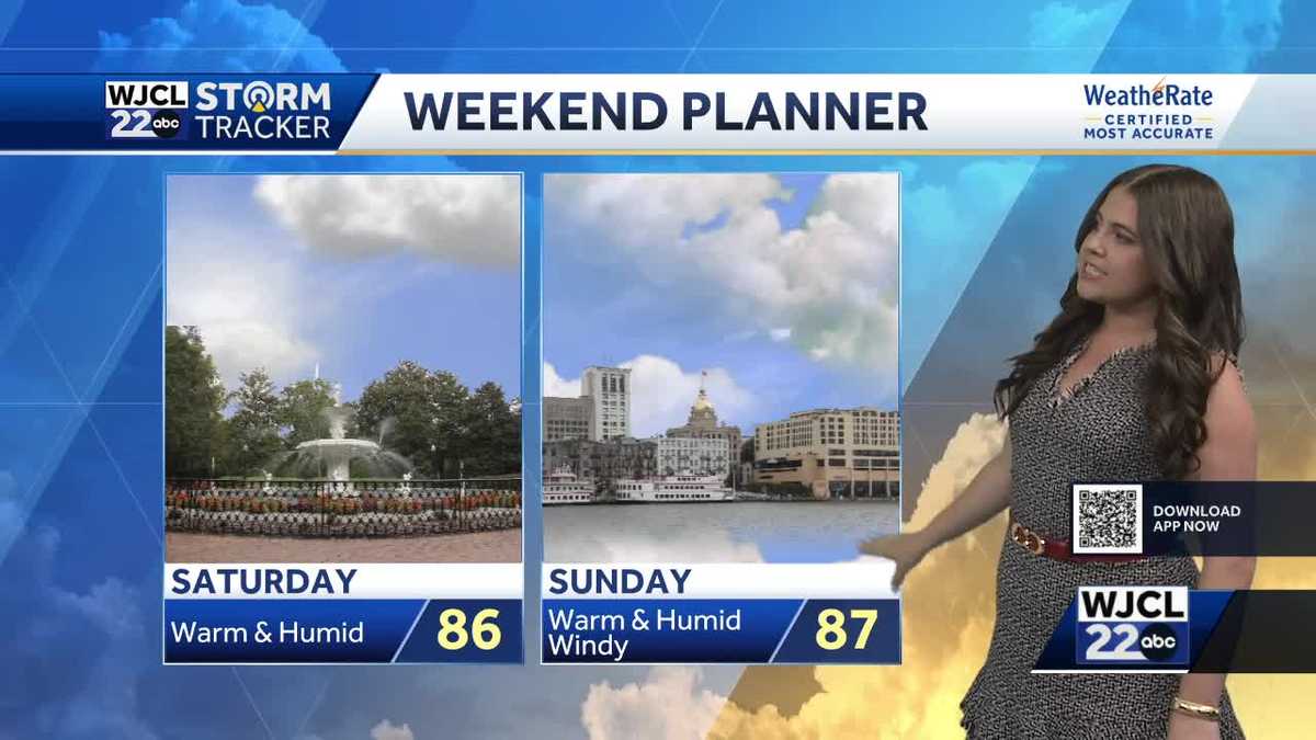 A beautiful weekend ahead but storms are on the way next week