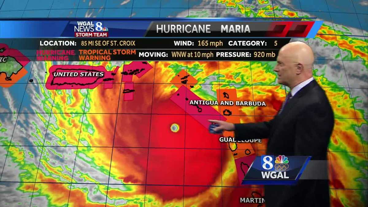 Joe Calhoun tracks 'monster storm' Maria
