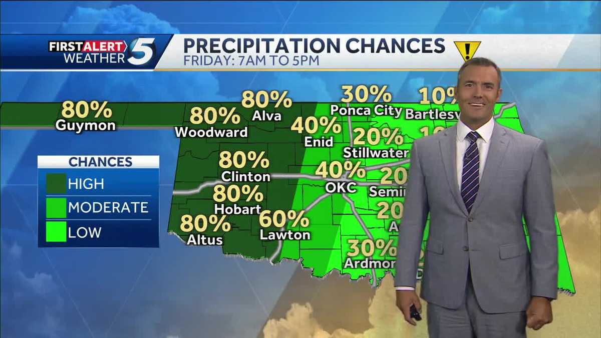 FORECAST: Rain for some today