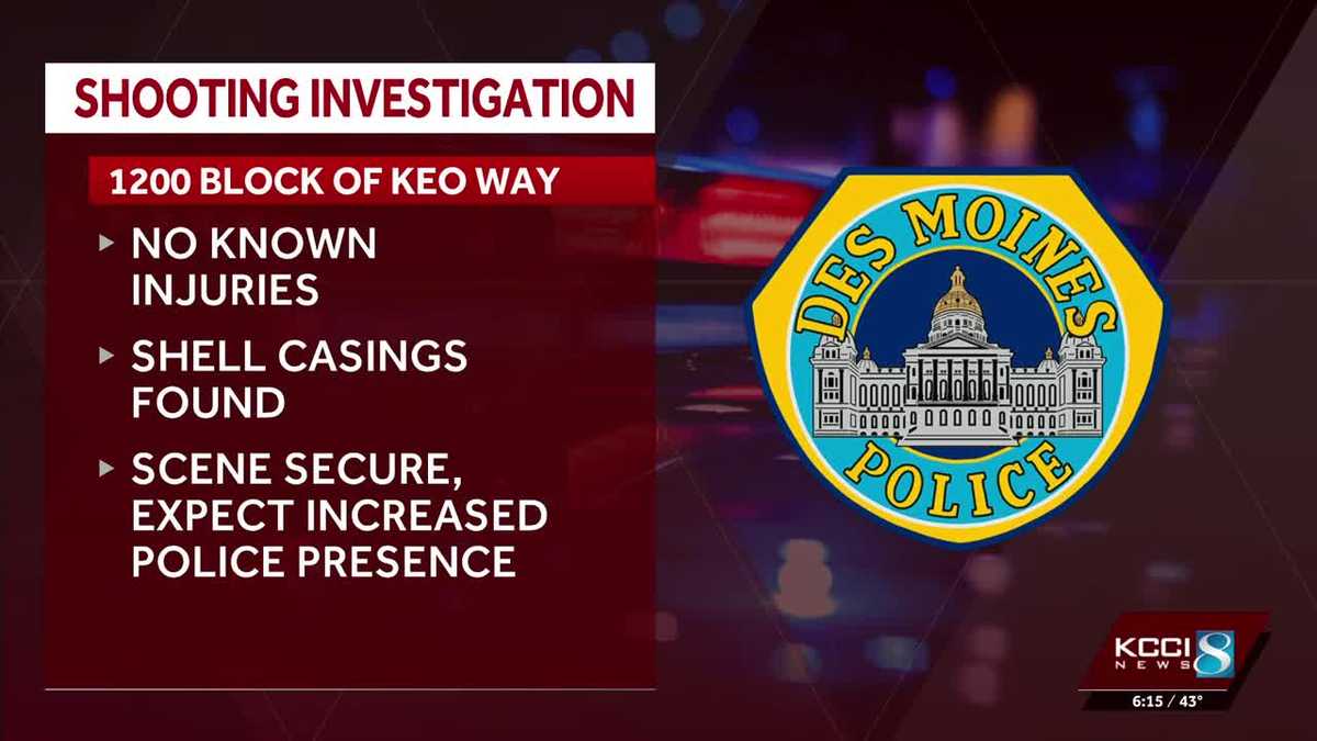 DMPD investigates reports of shots fired in Downtown Des Moines