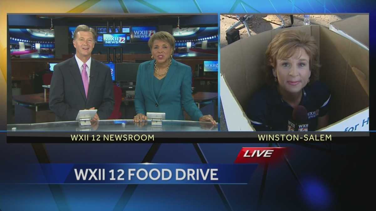WXII 12 Food Drive in Winston-Salem