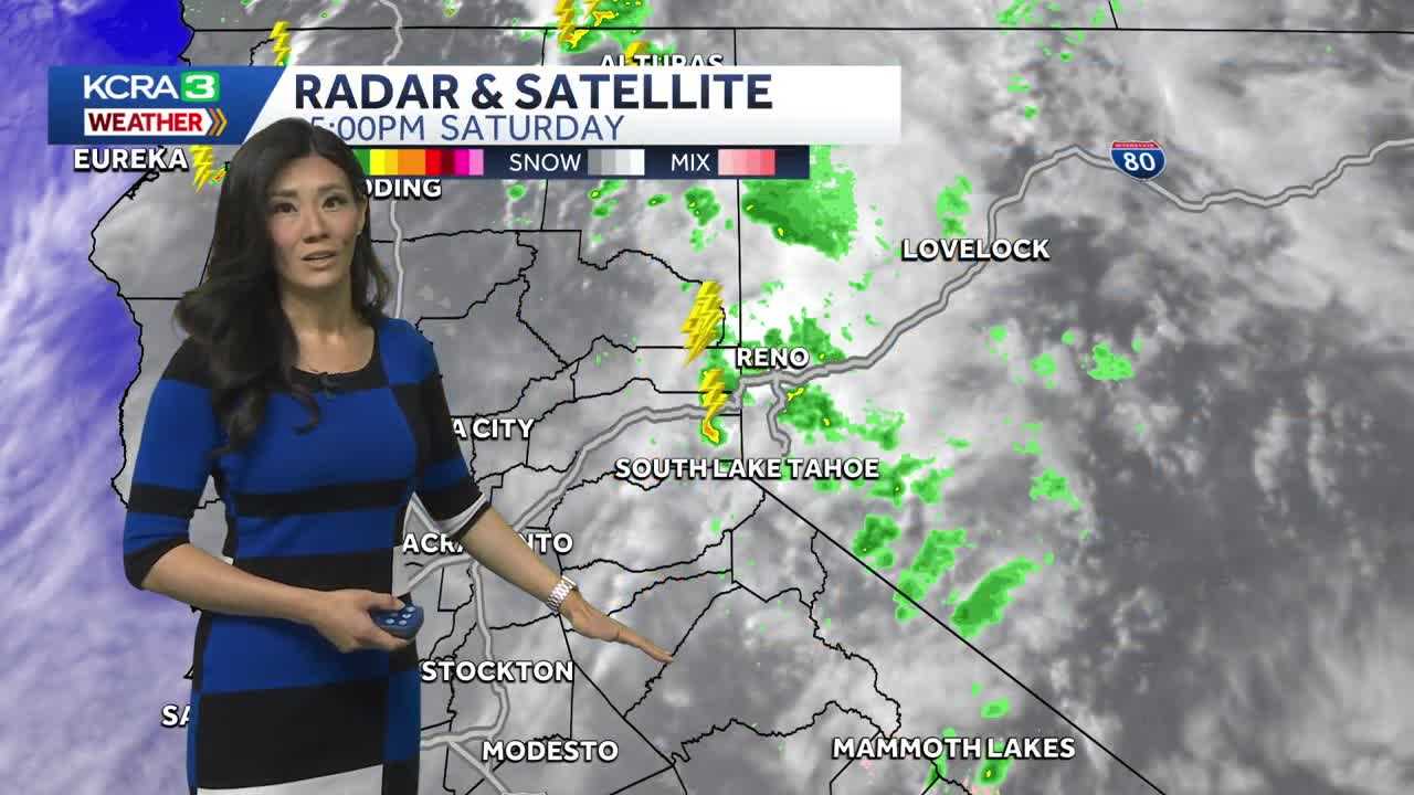 NorCal forecast: More widespread Sierra thunderstorms Sunday