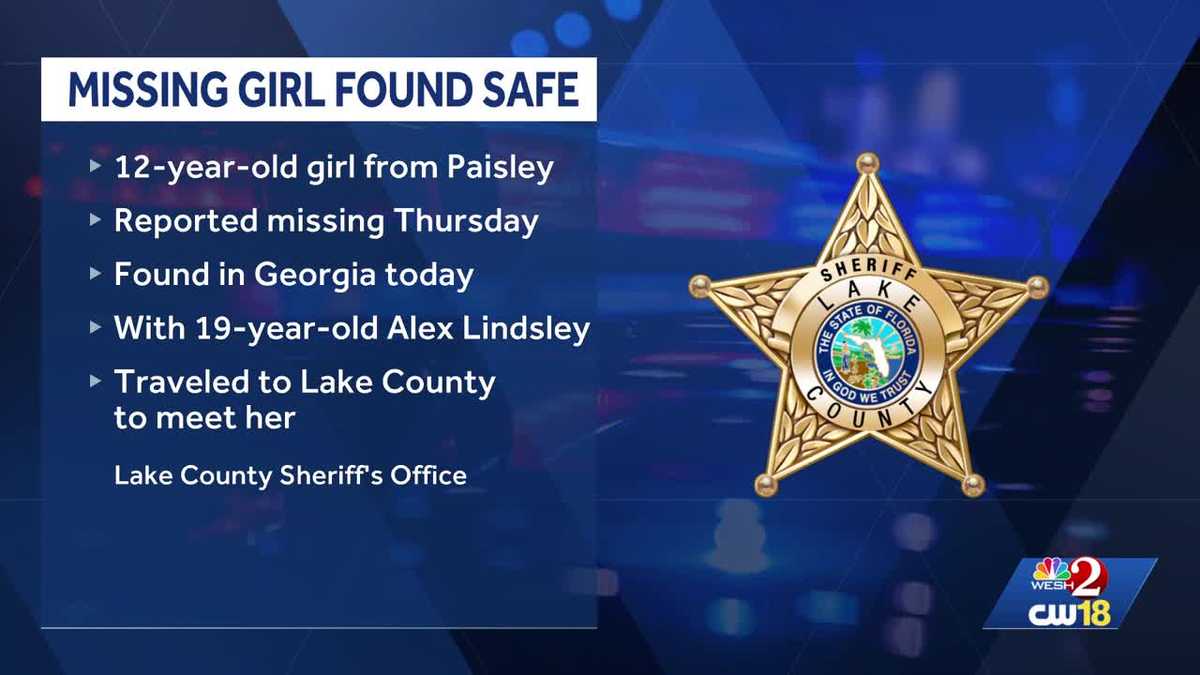 Missing 12-year-old from Central Florida found safe in Georgia