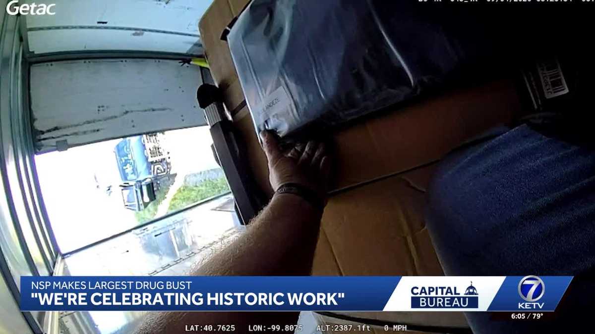 Nebraska State Patrol makes largest drug seizure in agency history, officials say