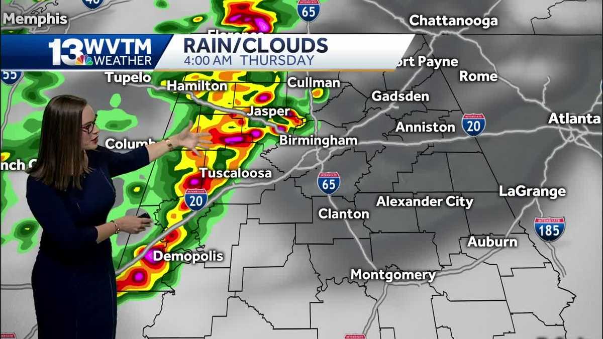 Isolated severe storms possible Thursday