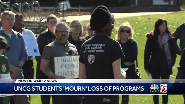 University of North Carolina Greensboro students "mourn" programs that have been cut at the university - Vimarsana News