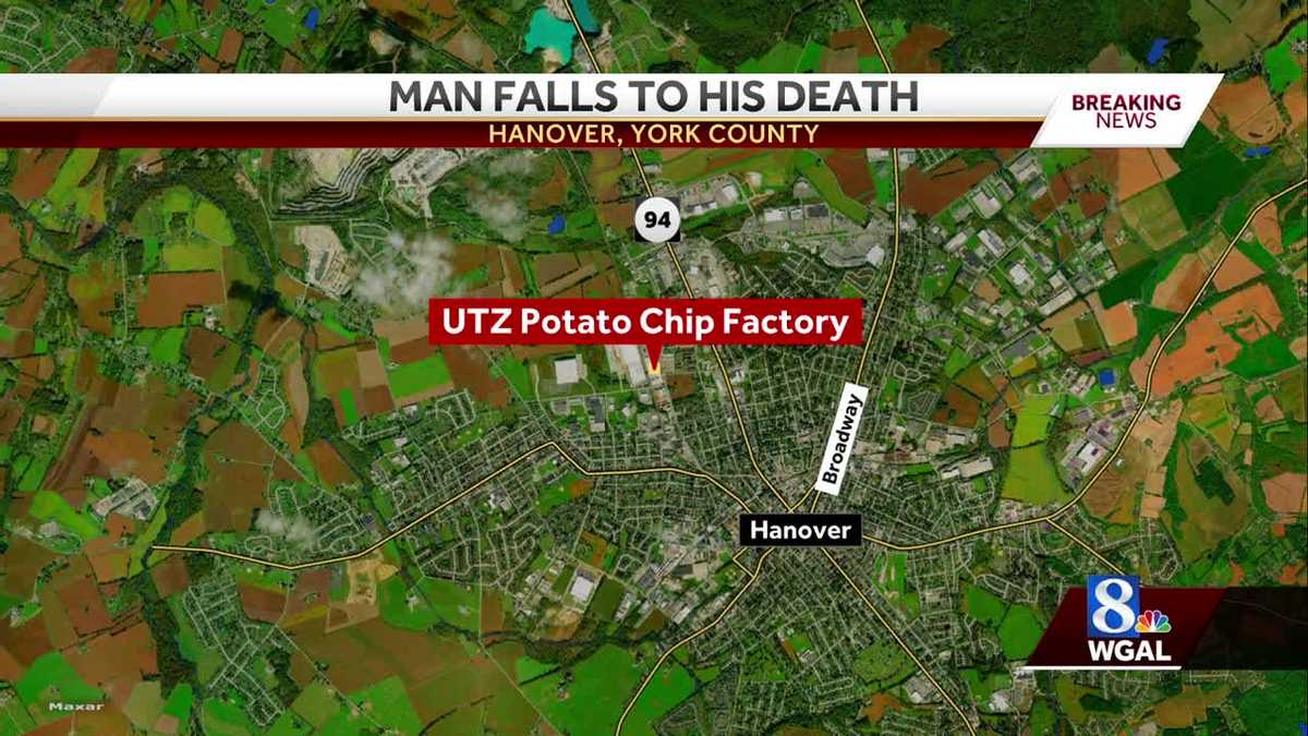 Man killed in fall from Utz potato chip factory roof in York County