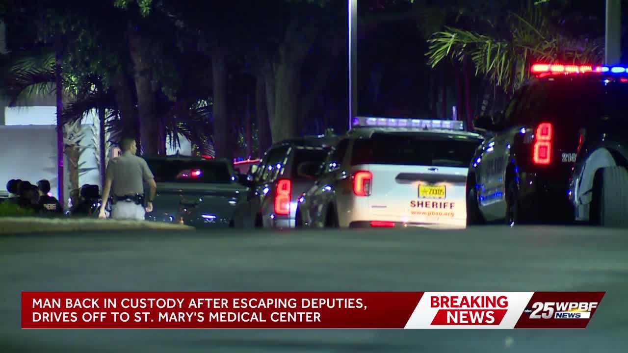 wpbf.com - John Iz - PBSO: Man fled deputies, hit patrol car, and caused lockdown at St. Mary's Medical Center