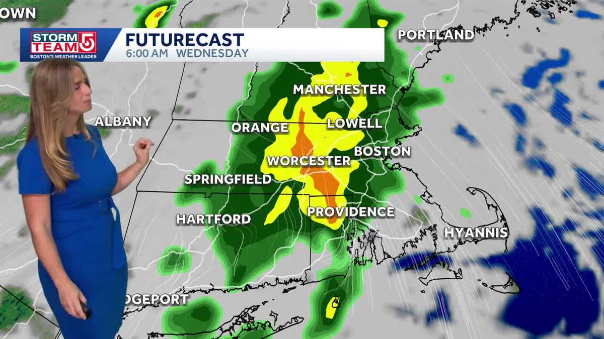 Video: Mild day before heavy rain returns