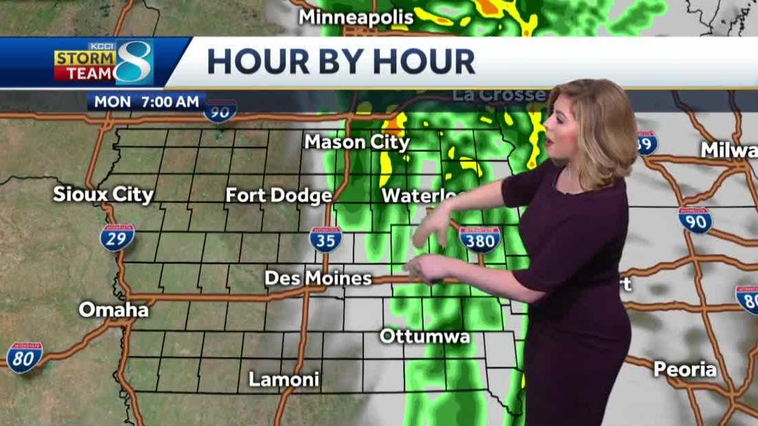 Overnight storms move out of the state
