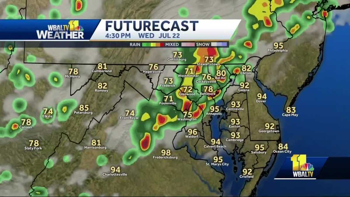 Hot Tuesday, evening TStorms