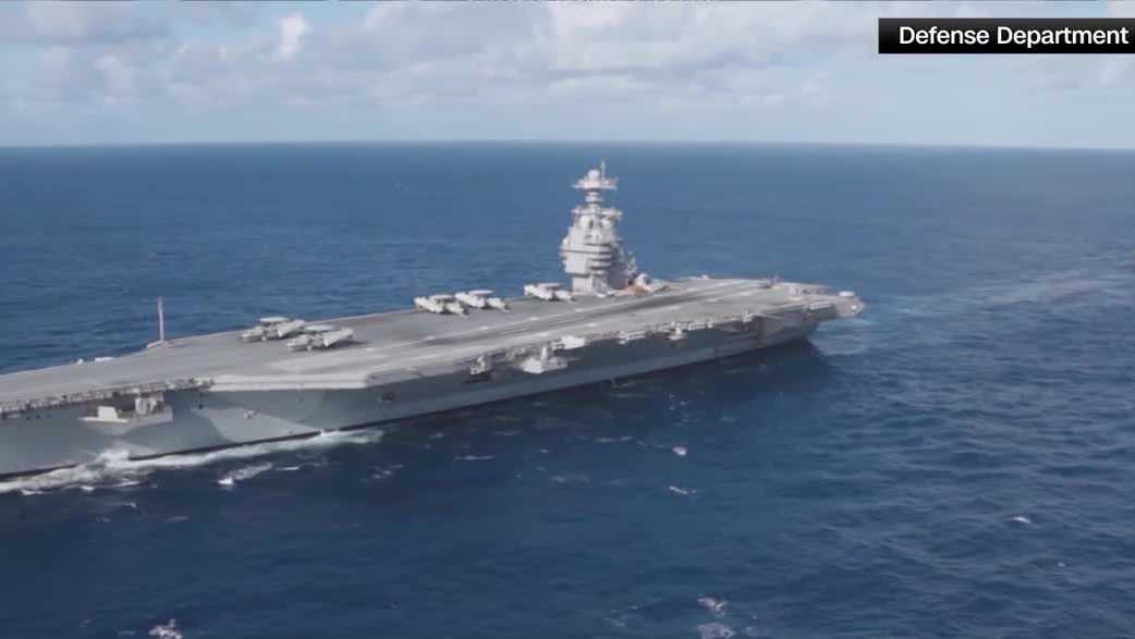 US sends aircraft carrier to waters off the coast of South America