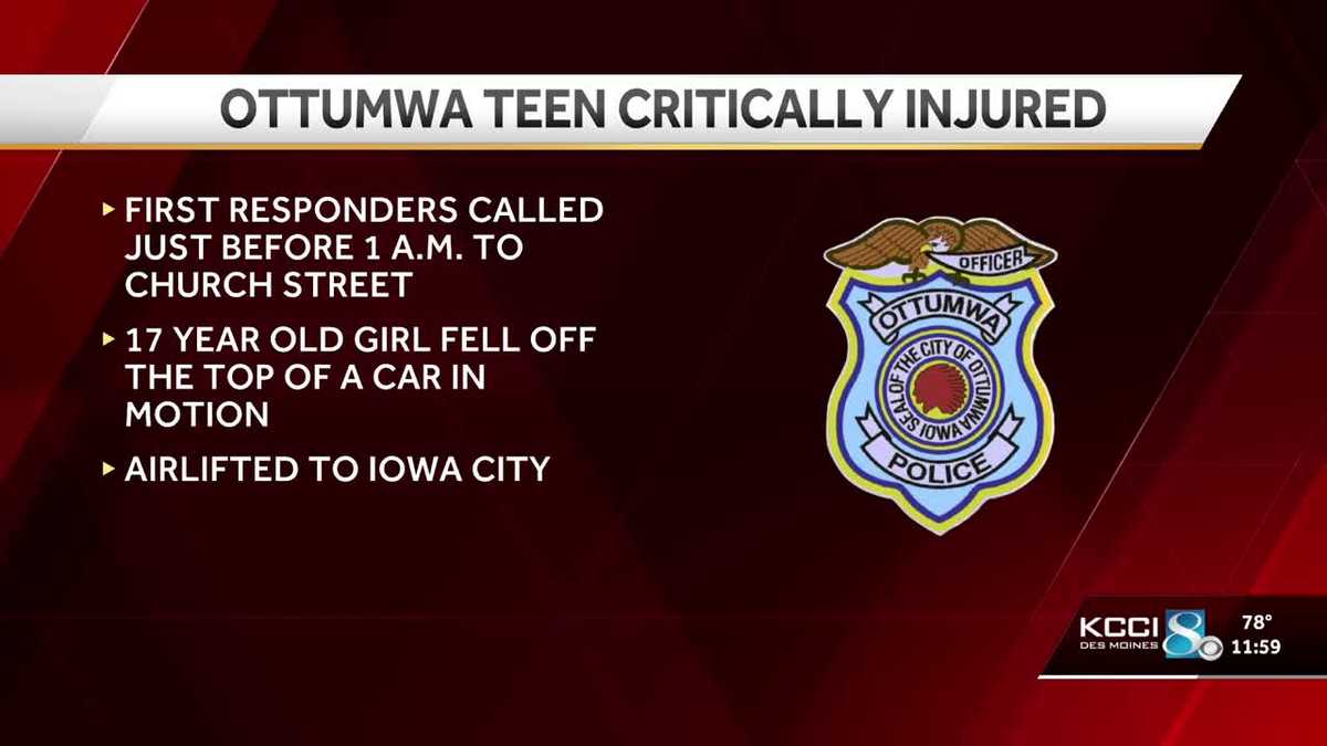 Iowa teen seriously injured in apparent car surfing accident