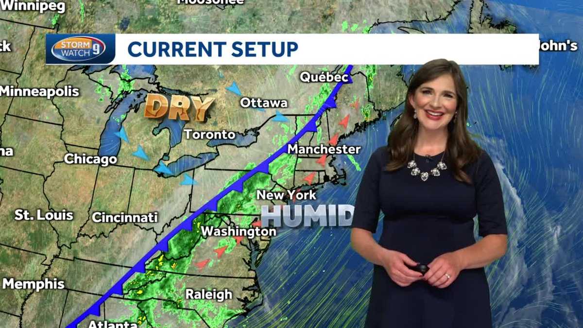 Watch: Another muggy day