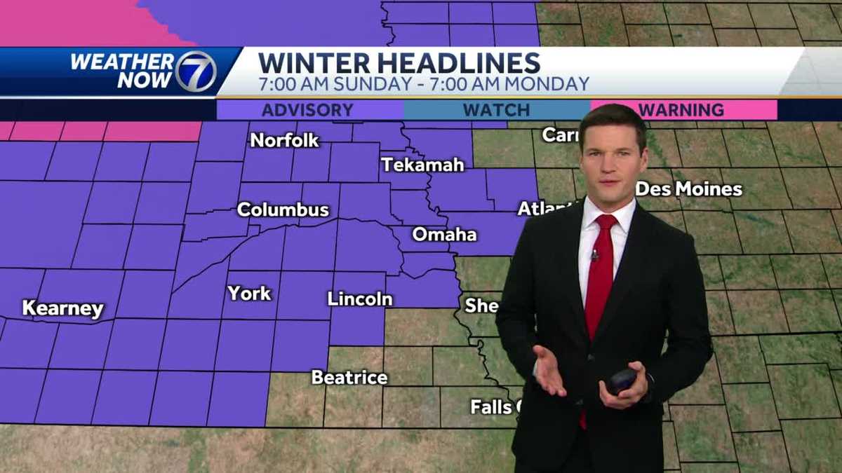 Cold Saturday morning, snow coming Sunday