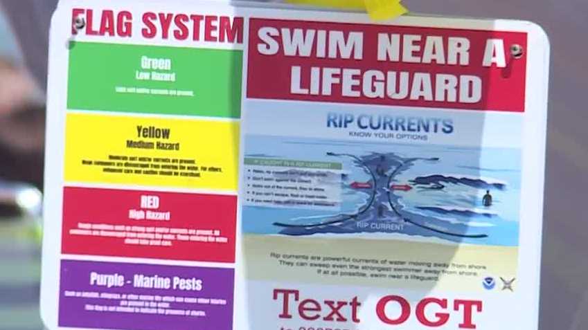 Officials share beach safety tips as rip currents hit Maine