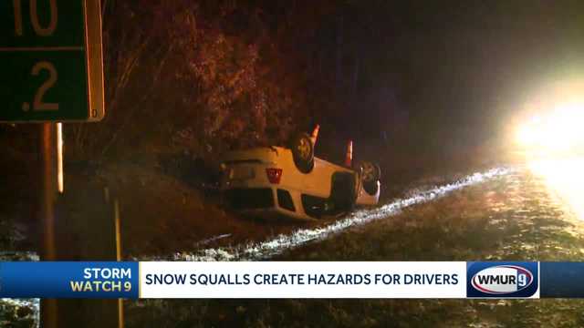 Drivers face road hazards as snow squalls roll through New Hampshire - Vimarsana News