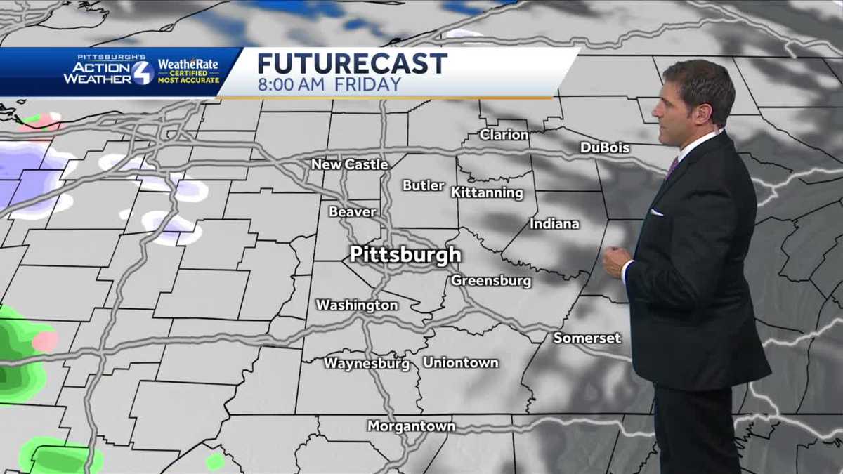 Gusty winds continue tonight, cooler temps return Friday in Pittsburgh area