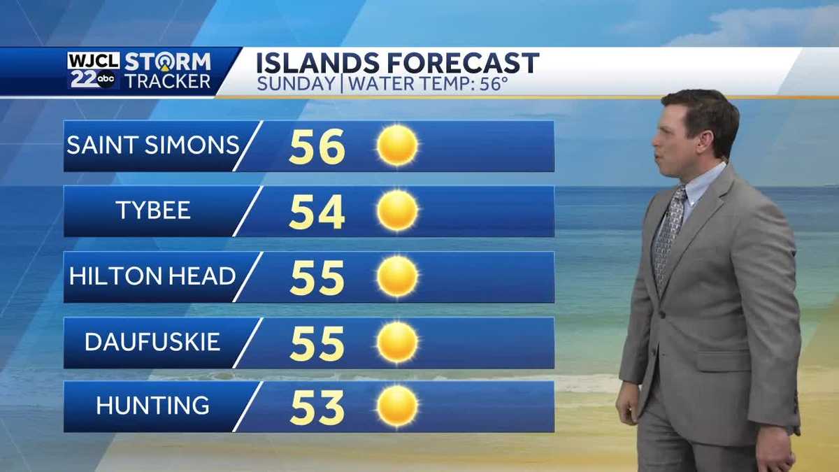 Lots of sunshine for Sunday but rain in the forecast this week - WJCL