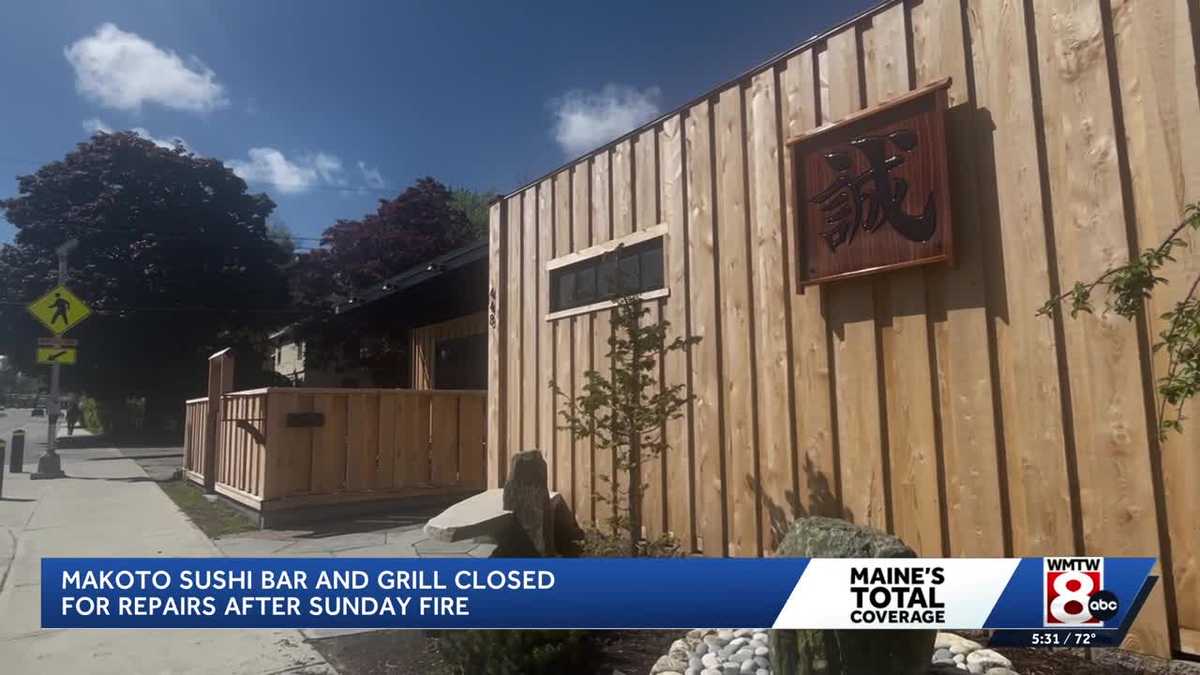 South Portland sushi restaurant closed for repairs after fire - WMTW
