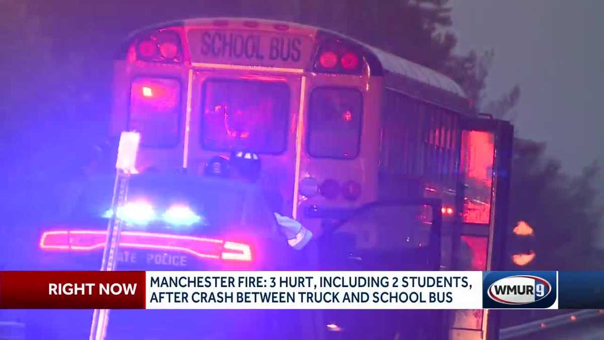 Two students, one adult hurt in crash involving pickup truck and school ...