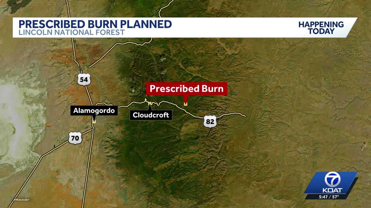 Lincoln National Forest starting prescribed burn