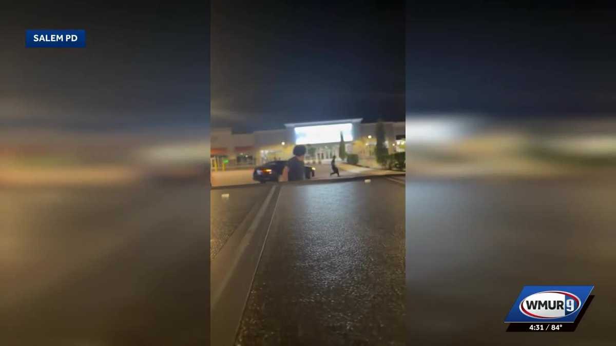 Salem police try to track down driver of car shown in video driving at pedestrian