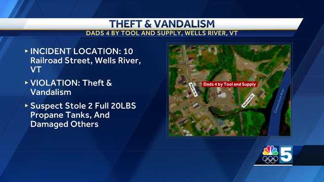 VSP looking for man who stole propane tanks - Vimarsana News