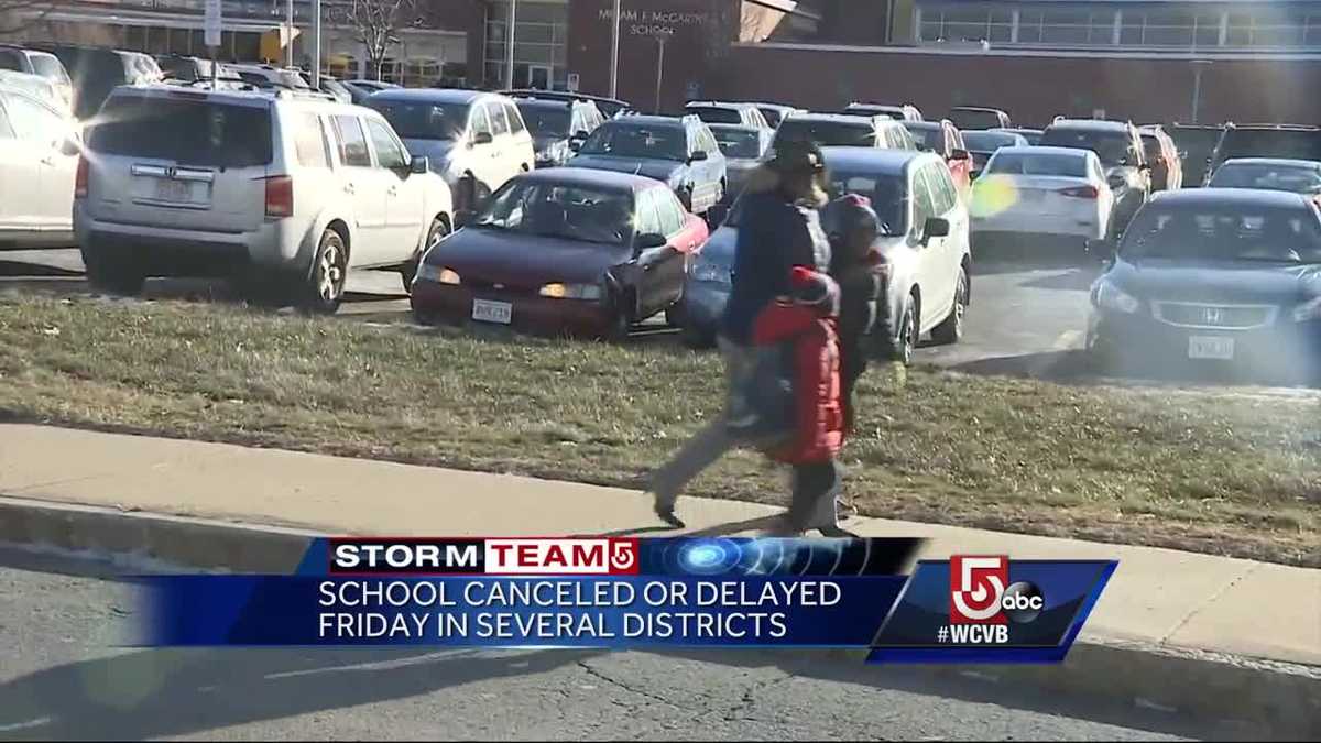 Schools cancel, delay classes due to cold