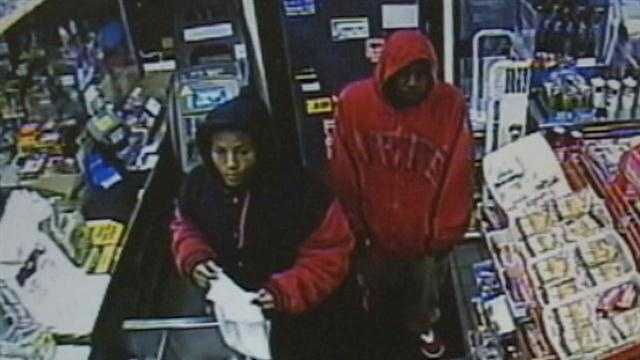 Exxon robbery caught on tape