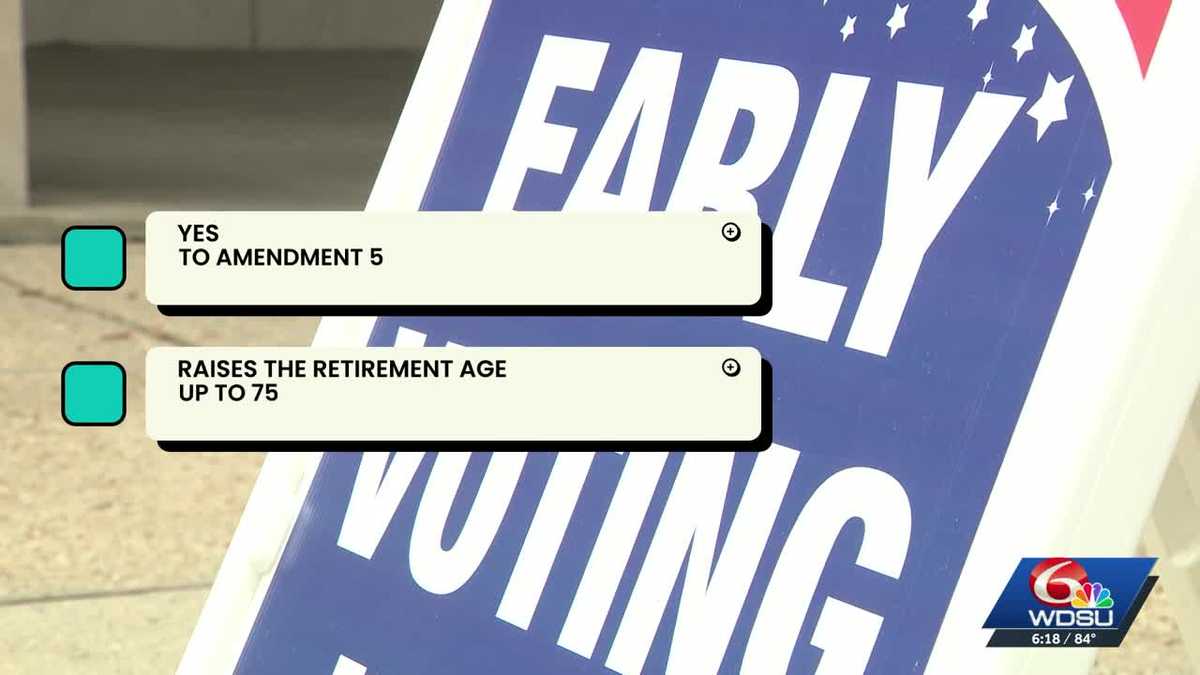 Louisiana voters to decide on judges’ retirement age in May election