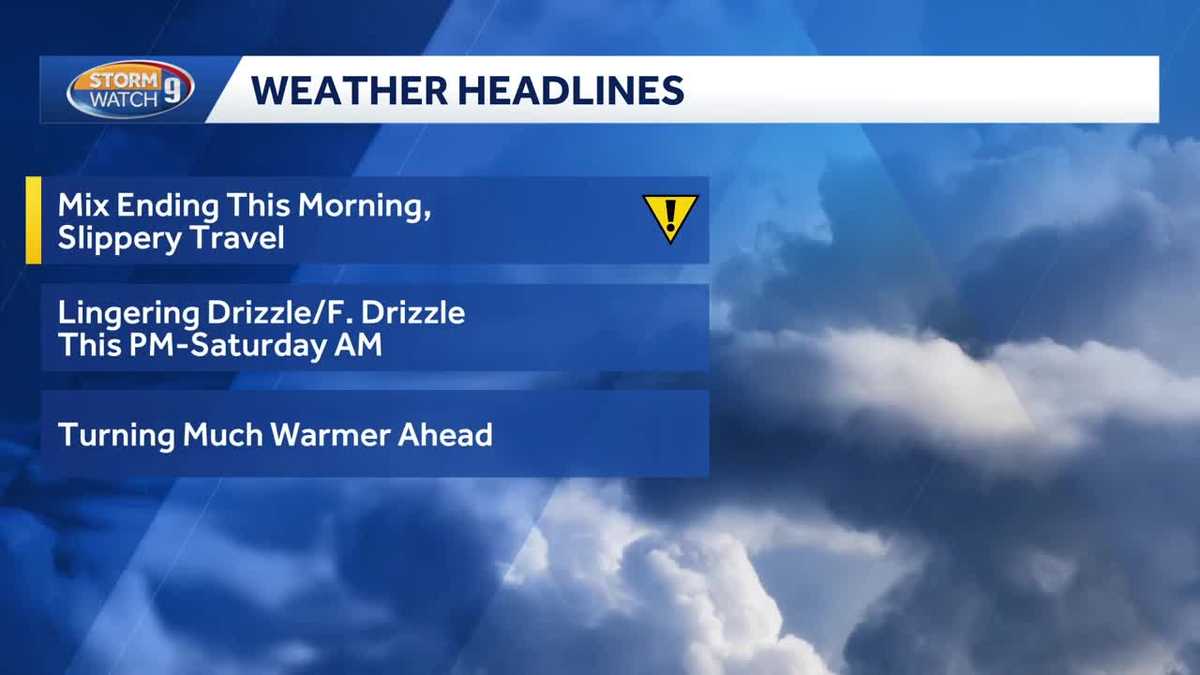 NH forecast video: Slippery morning commute today