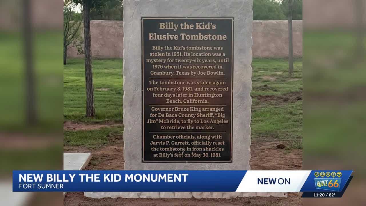 New marker placed at Billy the Kid's grave in New Mexico