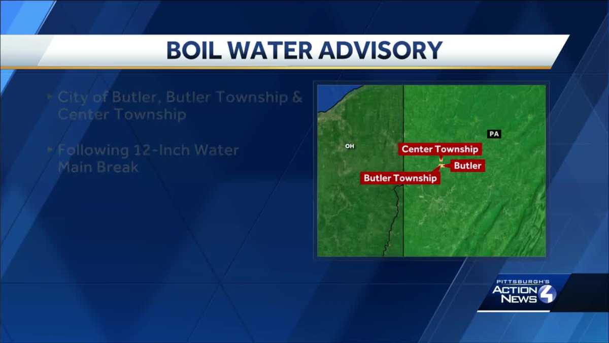 Precautionary boil water advisory issued for some Butler County residences
