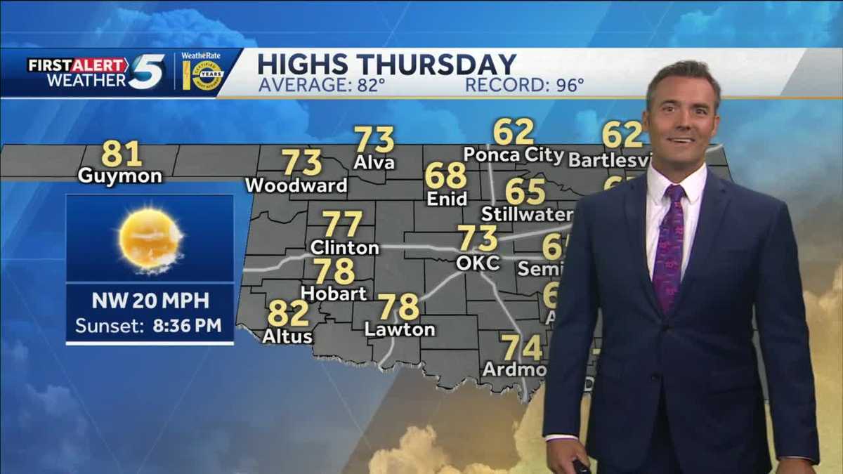 FORECAST: Rain moves out, but still cool today