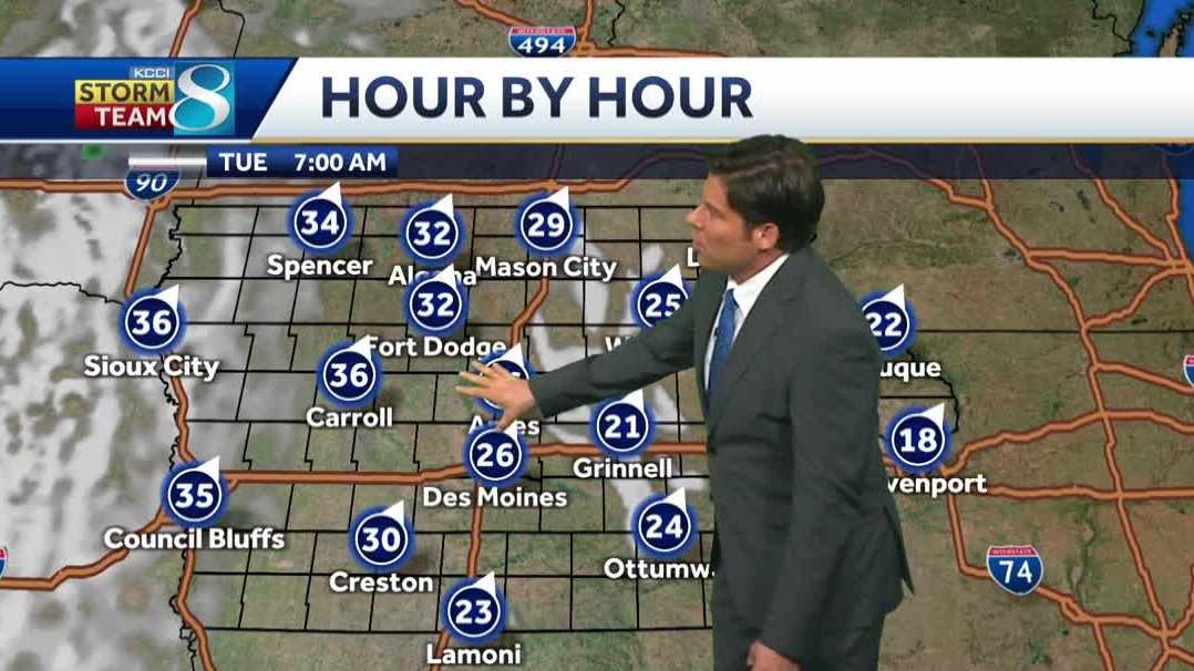 Record heat fading away as rain chances move in