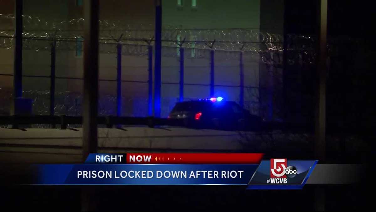 Prison on lockdown after riot