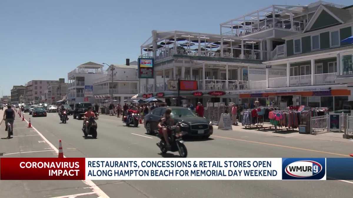 Hampton Beach prepares for smaller crowds for Memorial Day