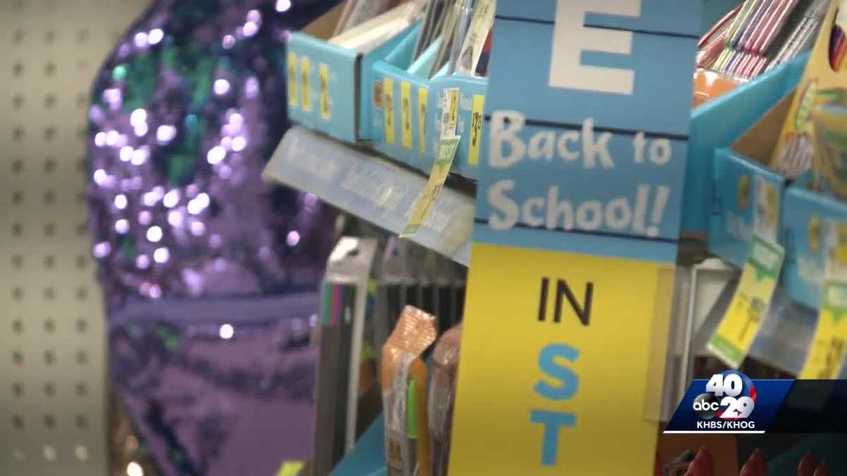 Tax free weekend in Arkansas for back to school