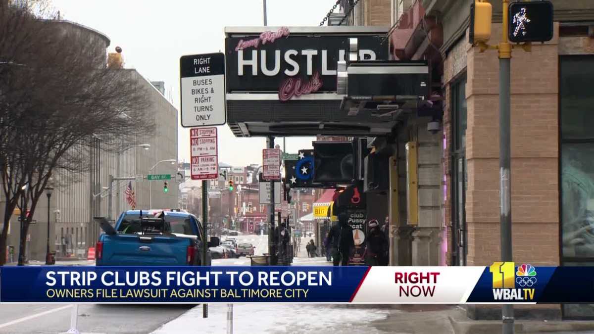 Penthouse Club sues Baltimore City over COVID-19 restriction